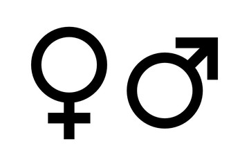 Fototapeta symbol mężczyzny i kobiety ikona obraz