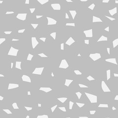 Terrazzo seamless vector pattern. Abstract background. Natural stone texture