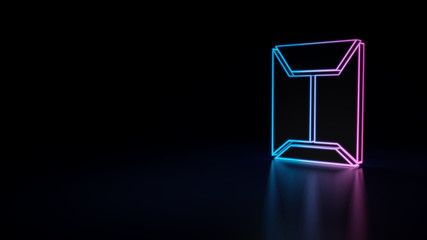 3d icon of envelope