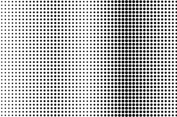 Futuristic panel. Grunge dotted backdrop with circles, dots, point.