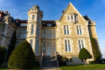 Fototapeta na wymiar Palacio de la Magdalena palace in Santander Spain