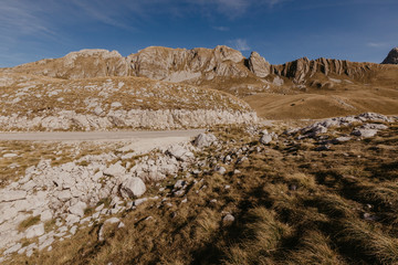 Wonderful view to mountains in the national park Durmitor in Montenegro, Balkans. Europe. Beauty world. - Image.