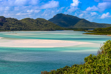 Whitehaven Beach Paradise Küste Australien Whitsunday Islands