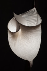 paper lamp, light, shadow, pattern