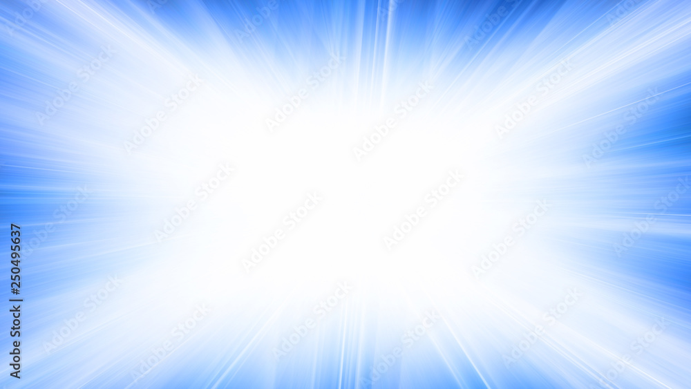 Aufkleber abstract horizontal pattern with brightly blue explosion