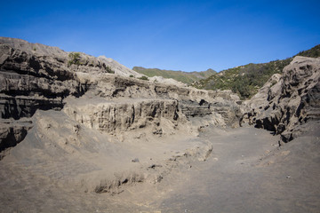 Fototapeta na wymiar Bromo vulcano and crater