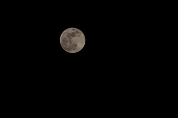 Full moon on the end of January 