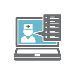 Check up icon on white background for graphic and web design, Modern simple vector sign. Internet concept. Trendy symbol for website design web button or mobile app