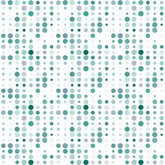 Seamless abstract pattern background with a variety of colored circles.