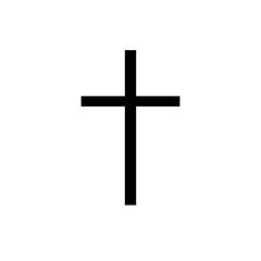 black cross icon