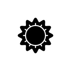 Sun icon vector. Sun vector design. sign design. flat style. Vector EPS 10