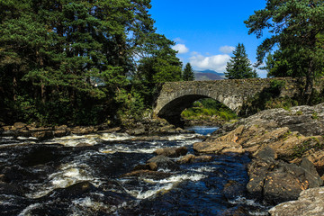 Falls of Dochart in Killin, Schottland