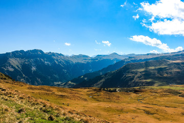 Ausblick vom Flumserberg in den Schweizer Alpen