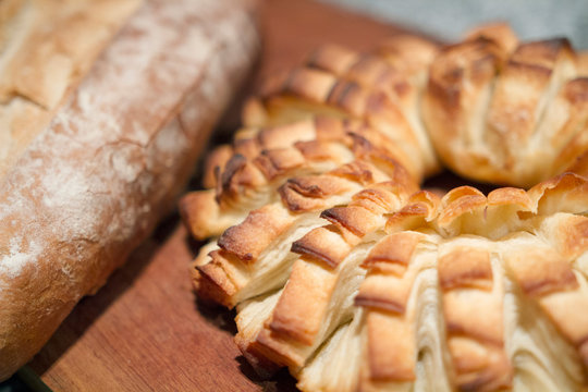 home baked bread
