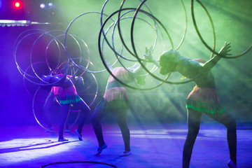 air circus performances in the circus
