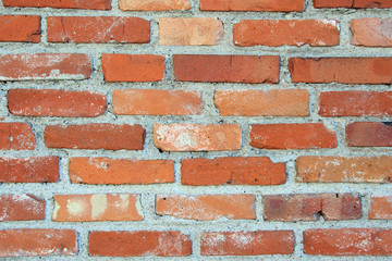 red brick wall