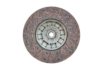 Disk clutch сar isolated on a white background.