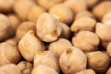 healthy food. chickpeas background. chickpeas texture. macro