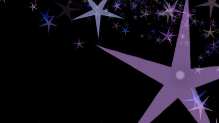 Background of multi-colored stars. Abstract background pattern.