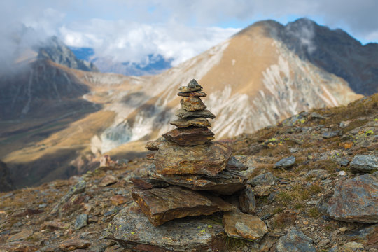 Ein Steinmandl in S&uuml;dtirol bei Meran