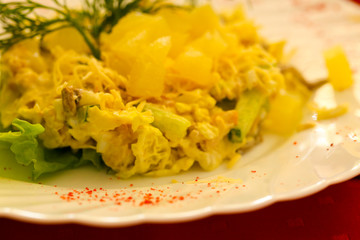 Pineapple salad