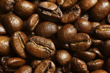 roasted coffee beans close-up macro, coffee background, coffee mood, high resolution