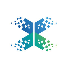 Hexagonal Technology logo icon template, Tehnplogy Data Logo icon, Hexa data logo icon