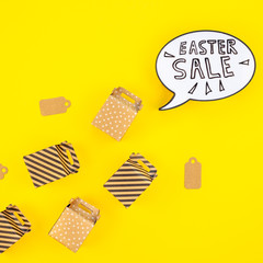 Creative Top view holiday Easter Sale Concept