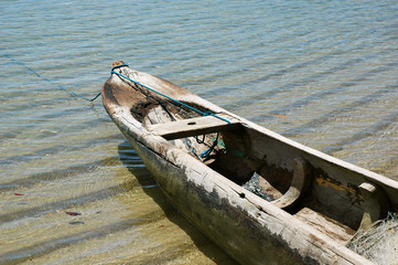 rustic canoe