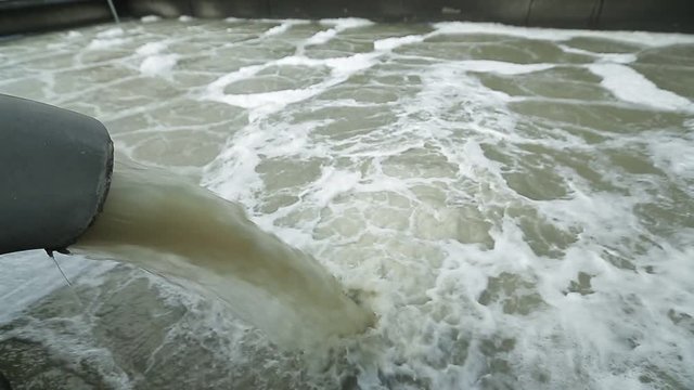 esgoto para tratamento