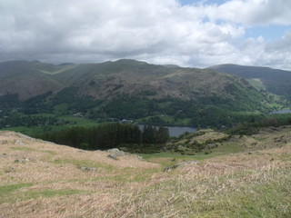Naklejka premium View over Lake Grasmere, Cumbria