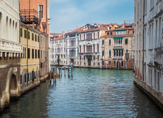 Obraz na płótnie Canvas Venice Canal in Winter