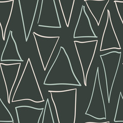 Triangles seamless pattern design