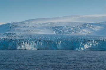 Melted Antartic glacier, Antartic Peninsula