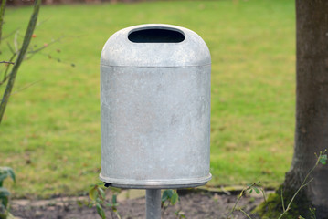 Fototapeta premium street garbage container