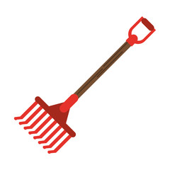 Rake harvest tool symbol