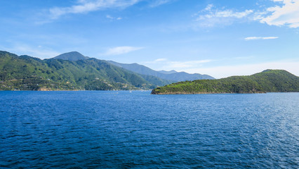 Interislander Ferry from Wellington to Picton in New-Zealand