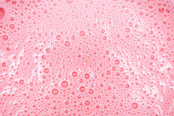 Strawberry milkshake texture