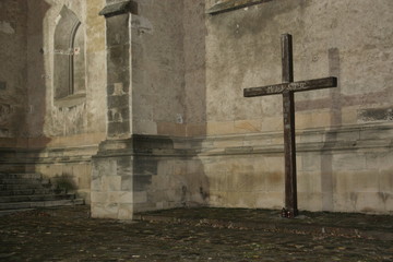 old wooden cross