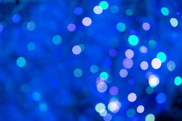 Bokeh in Blue