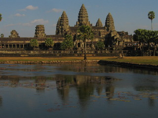 Naklejka premium Angkor Wat. Temple in Cambodia. Unesco World Heritage Site