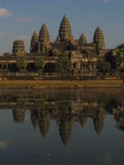 Fototapeta na wymiar Angkor Wat. Temple in Cambodia. Unesco World Heritage Site
