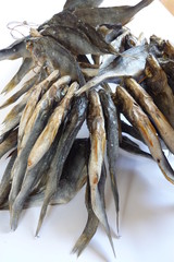 salted dried perch