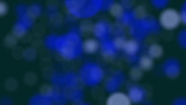 Luces bokeh azules