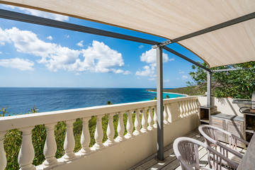  House and pool by the sea  Views around the small Caribbean Island of Curacao