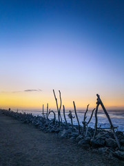 Sunset and night time in Hokitika, New-Zealand
