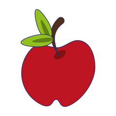 apple fruit symbol cartoon