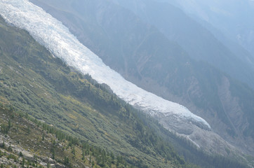 Naklejka premium Glacier in French Alps