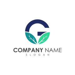 leaf letter g logo