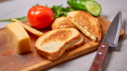 sandwich and cheese